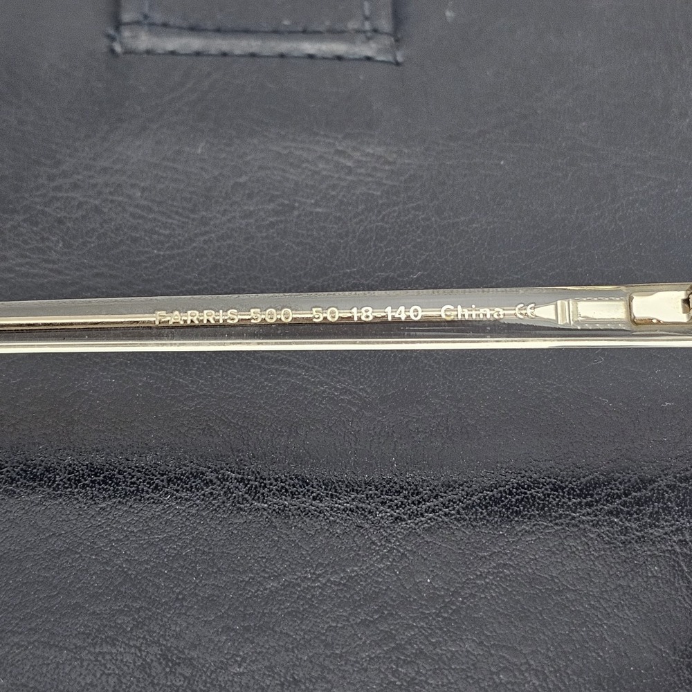 EUC Warby Parker Farris 500 Clear Crystal Eyeglasses Frame 50-18-140 Eyewear - Picture 10 of 10
